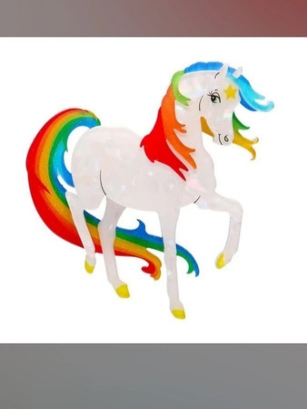 Erstwilder Starlite Brooch Rainbow Brite